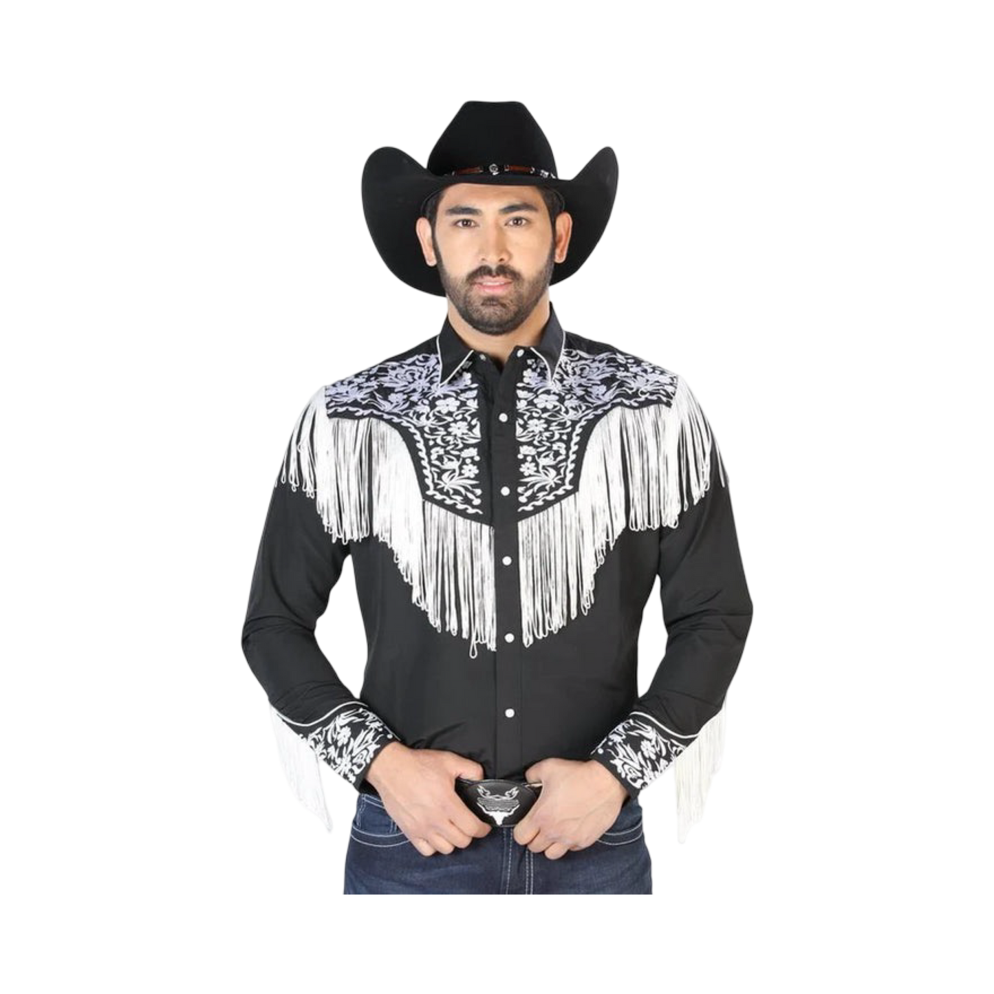 Camisa Vaquera Bordada El Señor de los Cielos