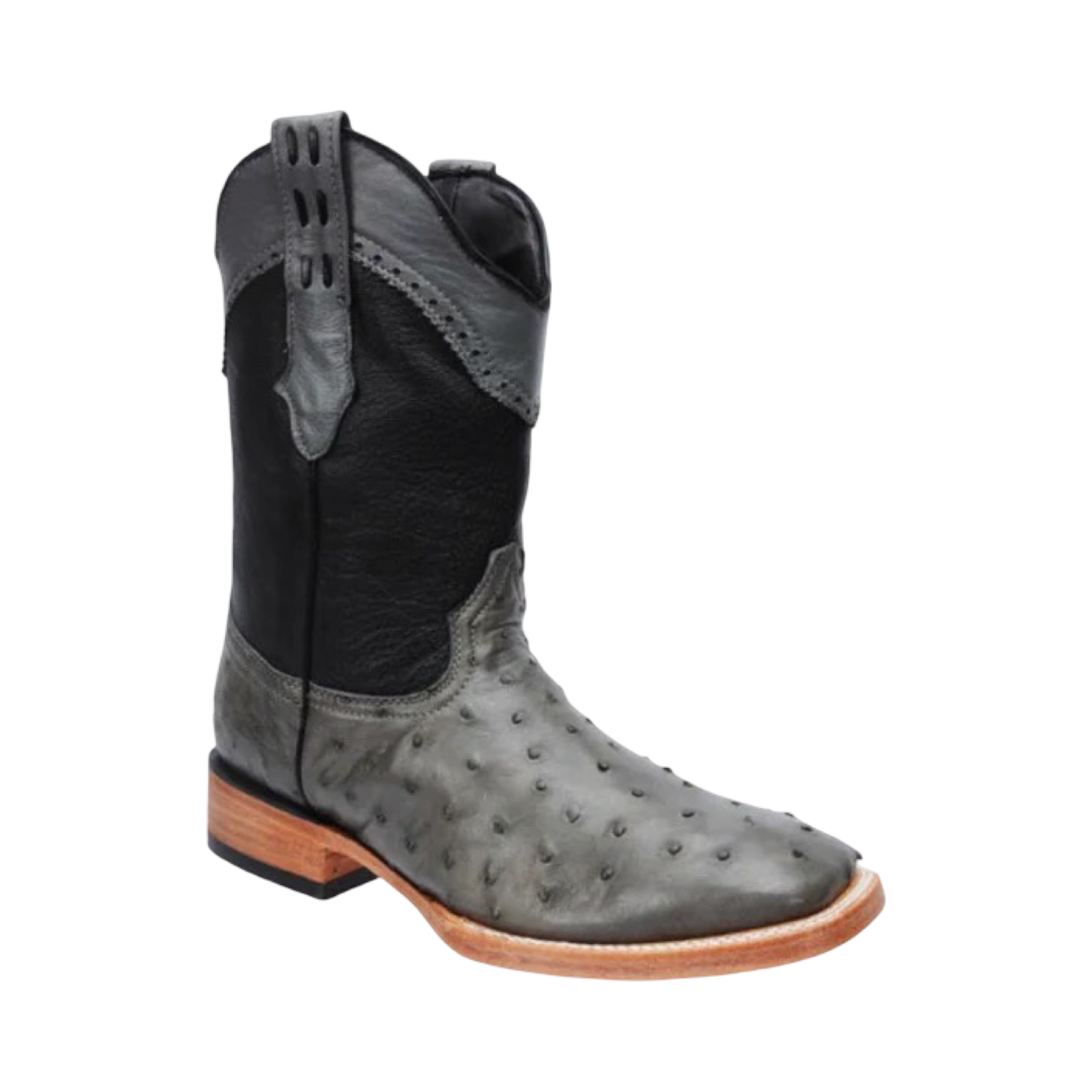 Botas White Diamond de Avestruz