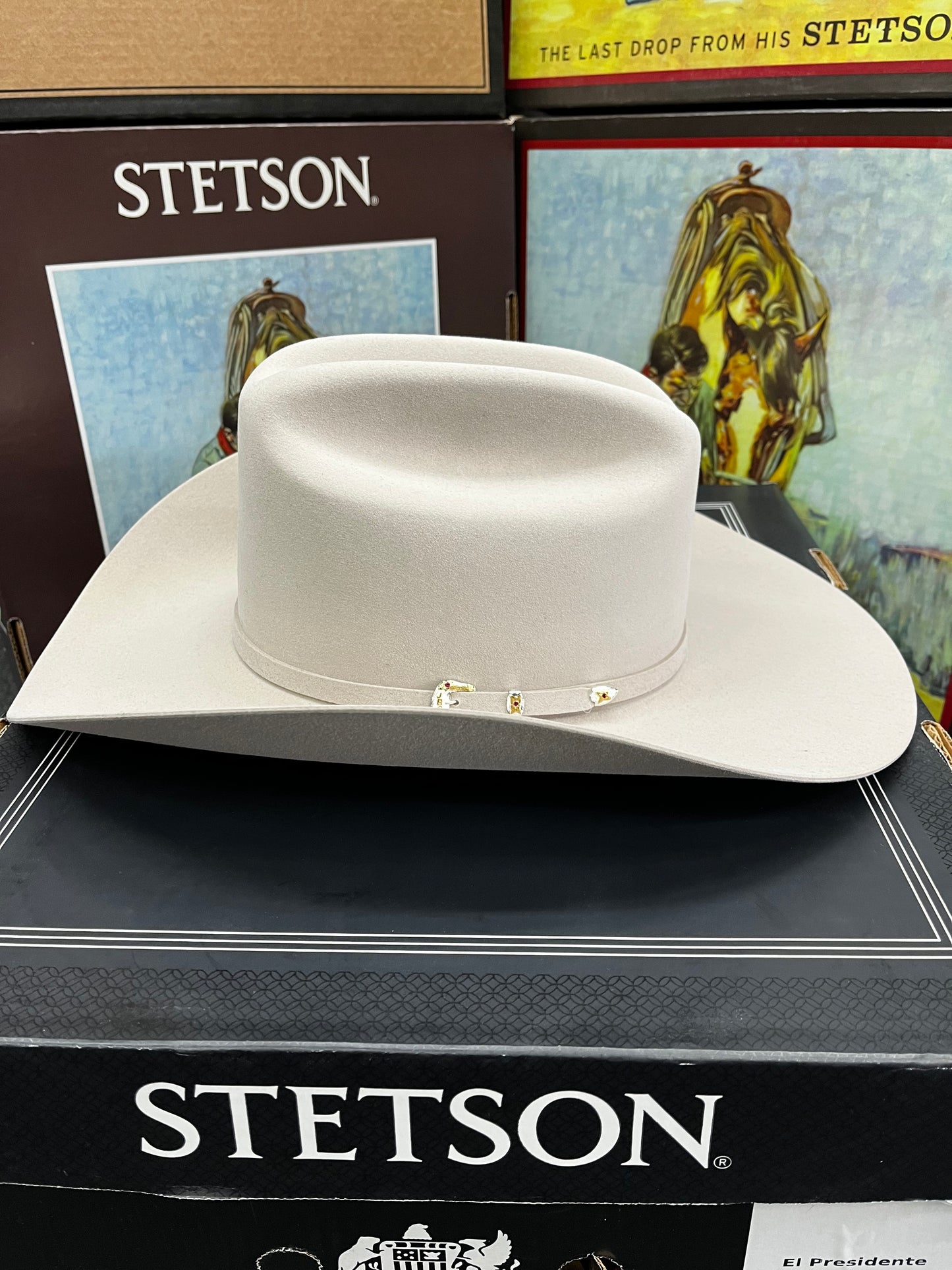Texana Stetson 30X El Patron Silver Belly