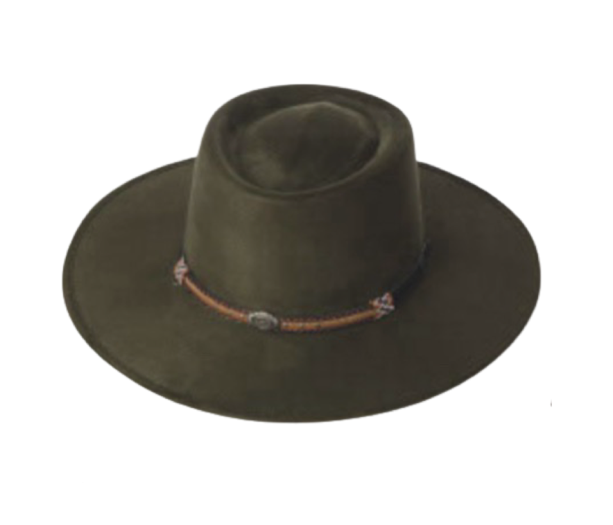 Texana Sombrero Vaquero Nobuk Para Mujer- Western Cowgirl Hats