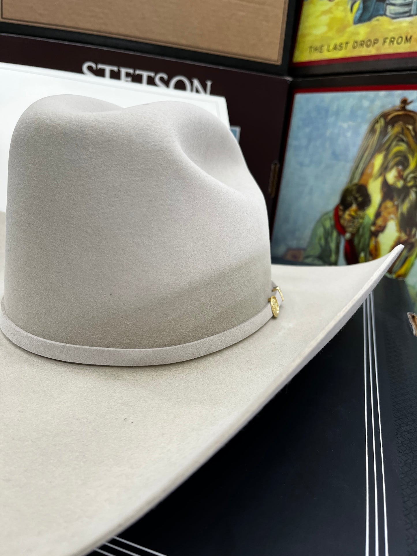 Sombrero Stetson 100X Silverbelly – Clásico de Lujo y Distinción