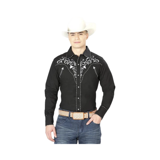 Camisa Vaquera Bordada El General