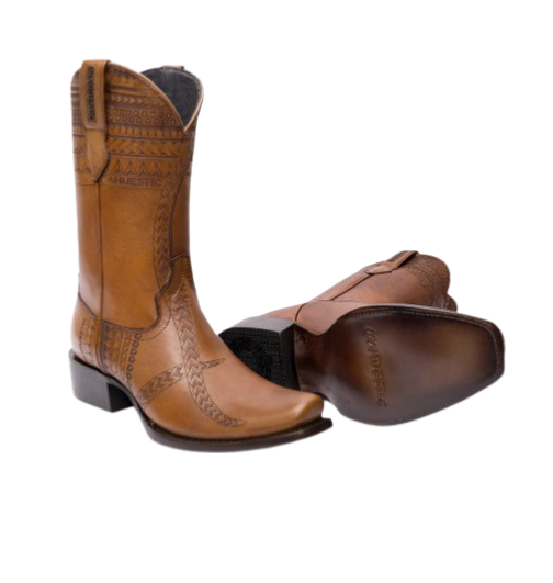 Bota Semi-Cuadrada Res - MAHUESTIC Boots