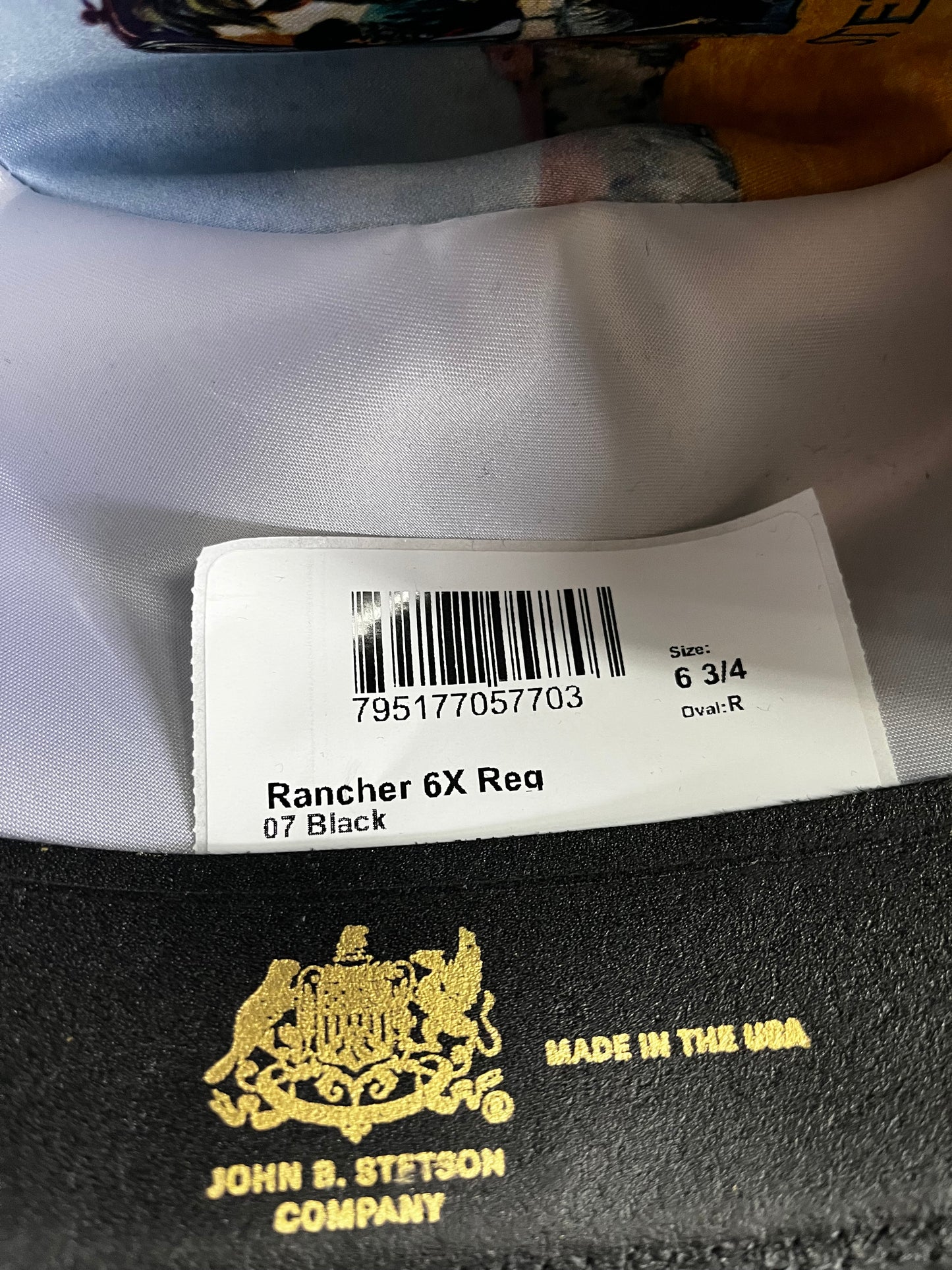 Texanas Stetson Rancher 6X Negro Spartan