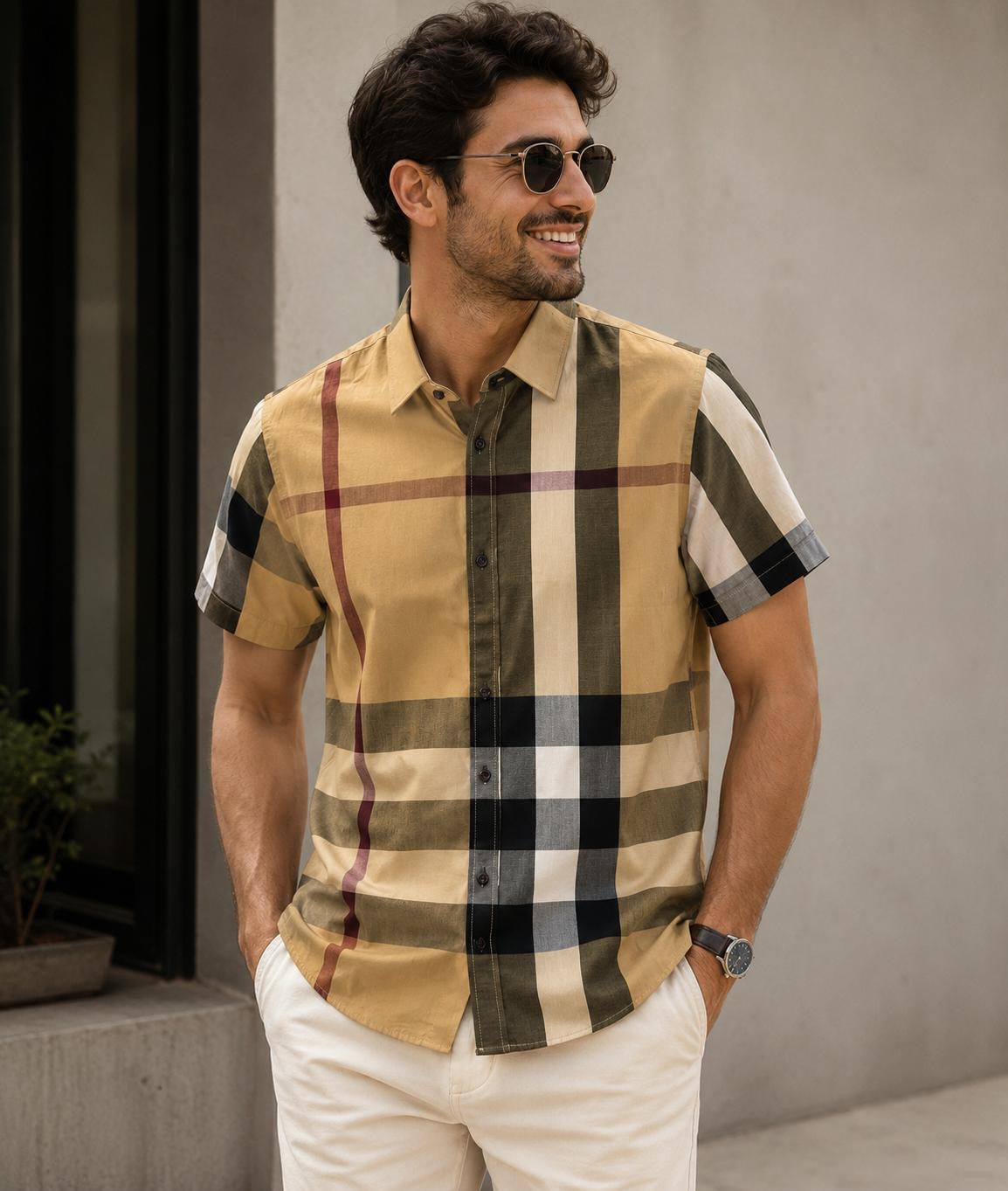 Camisa Moderna para Hombre | Estilo Casual Claro