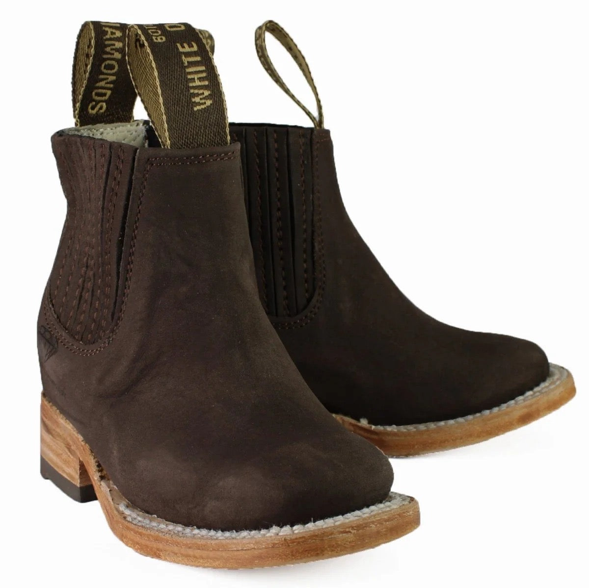 Botas Vaqueras Para Niño Color Café Oscuro | Botas Western