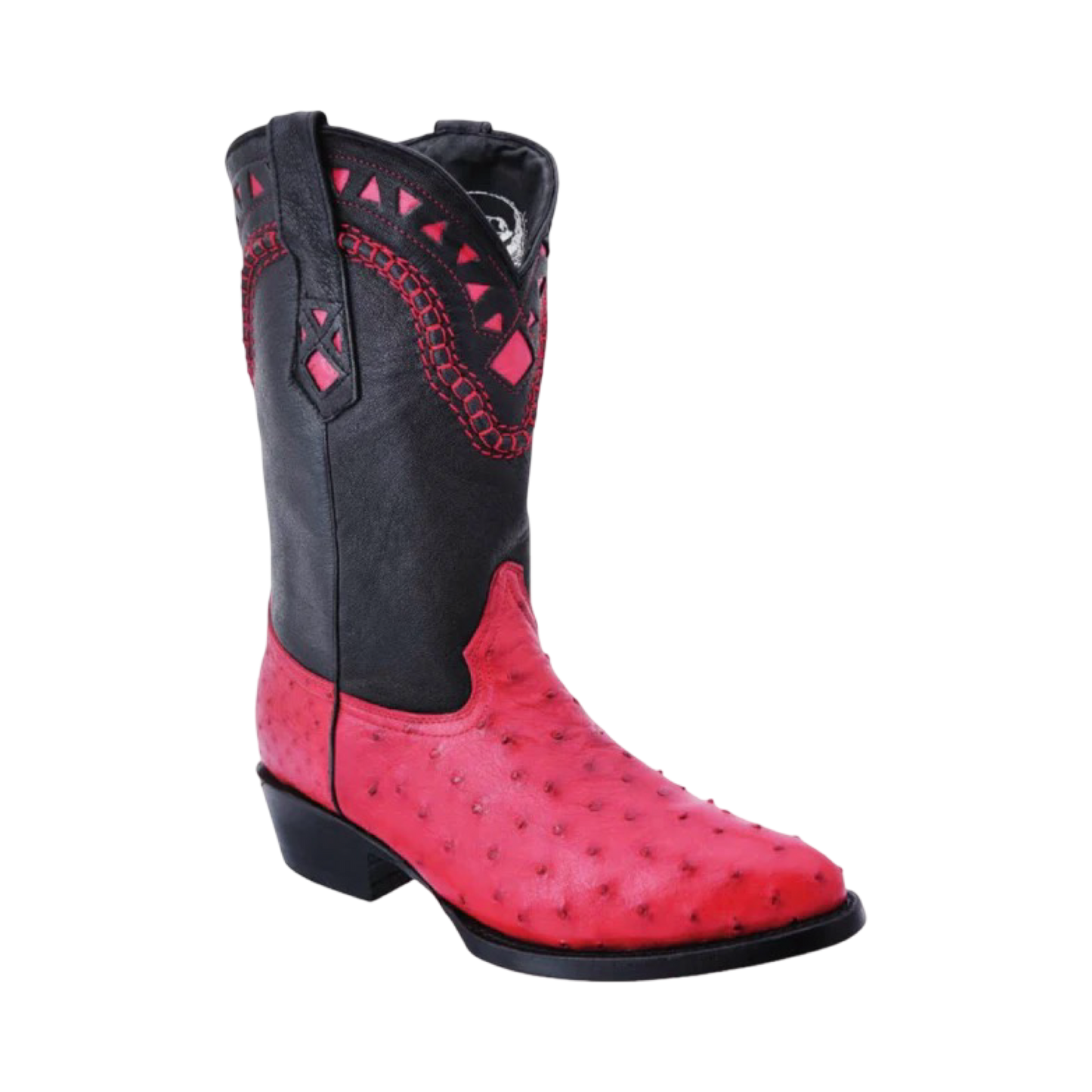 Botas White Diamond de Avestruz