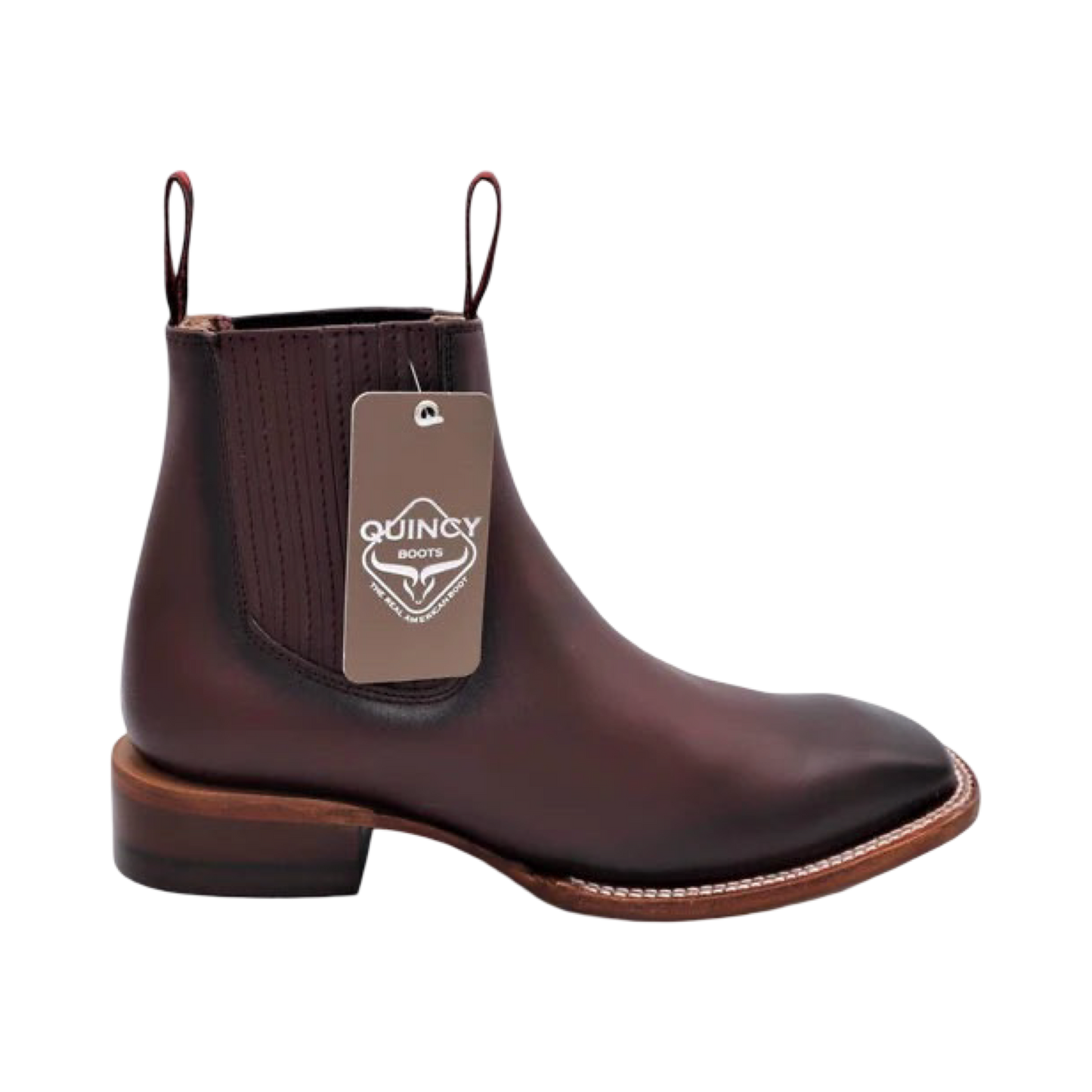 Botines Charros Quincy de con Punta Cuadrada