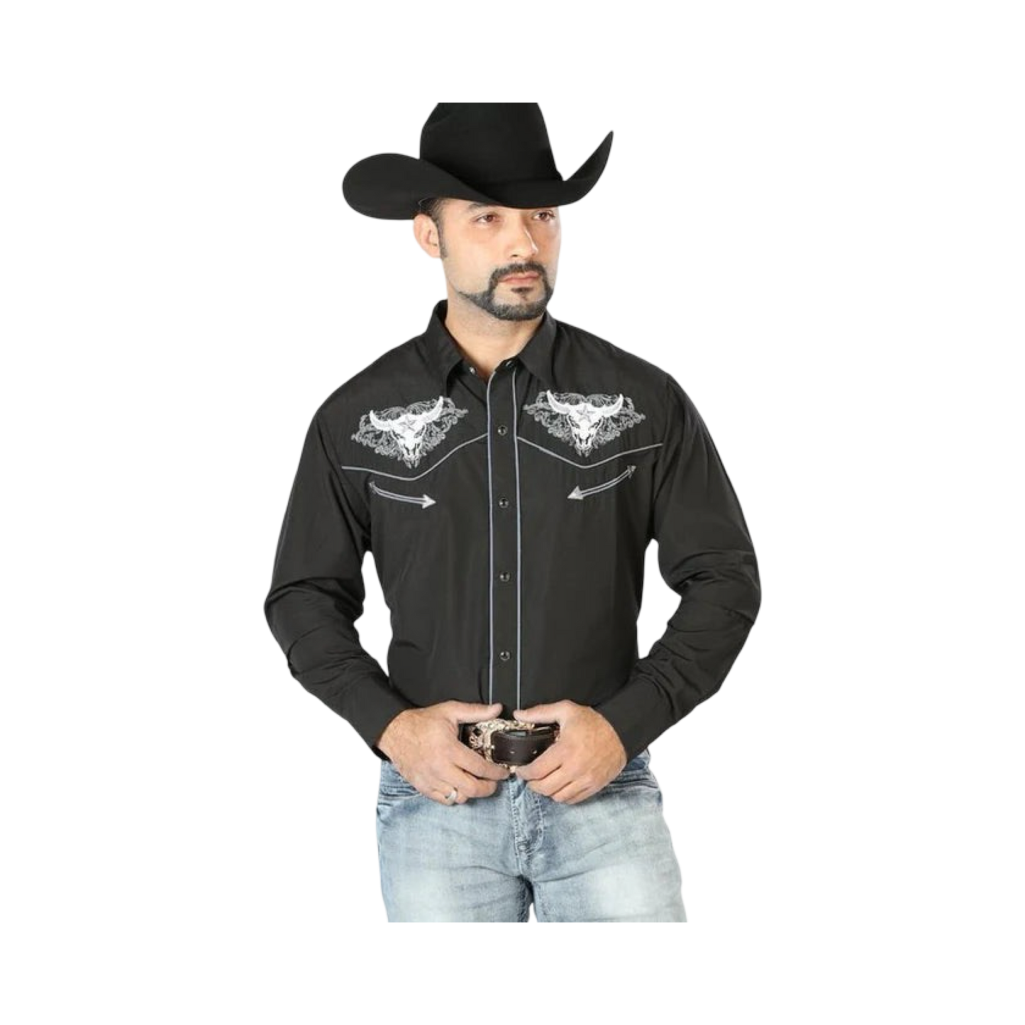 Camisa Vaquera Bordada El General