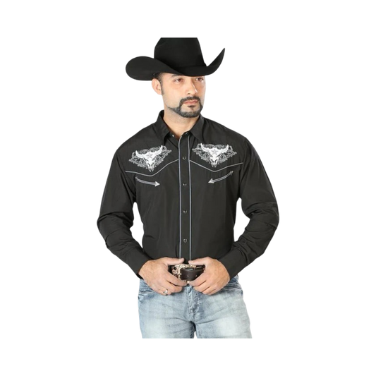 Camisa Vaquera Bordada El General