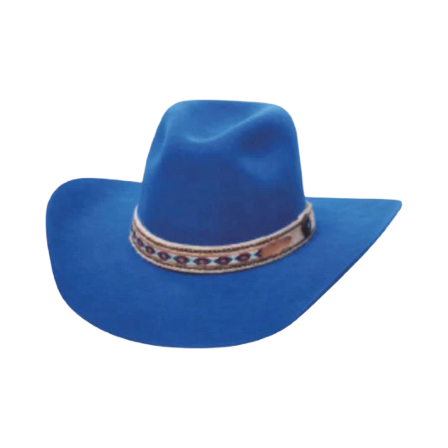 Sombrero Vaquero Azul Rey para Mujer – Texana de Estilo Rodeo Femenina
