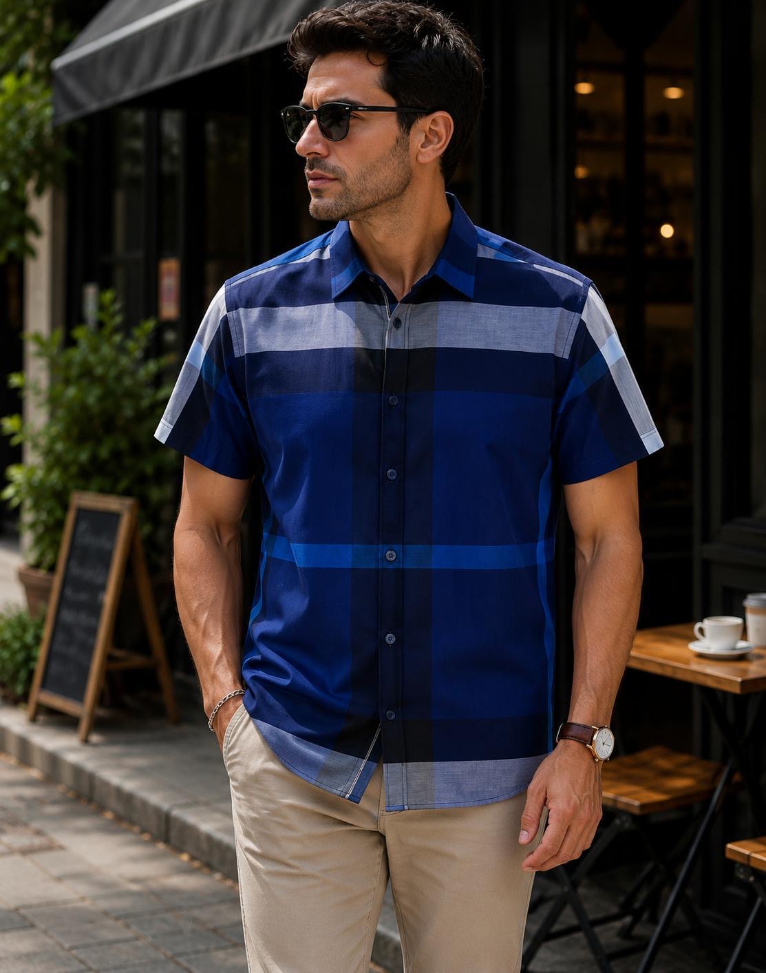 Camisa Moderna para Hombre | Estilo Casual Claro