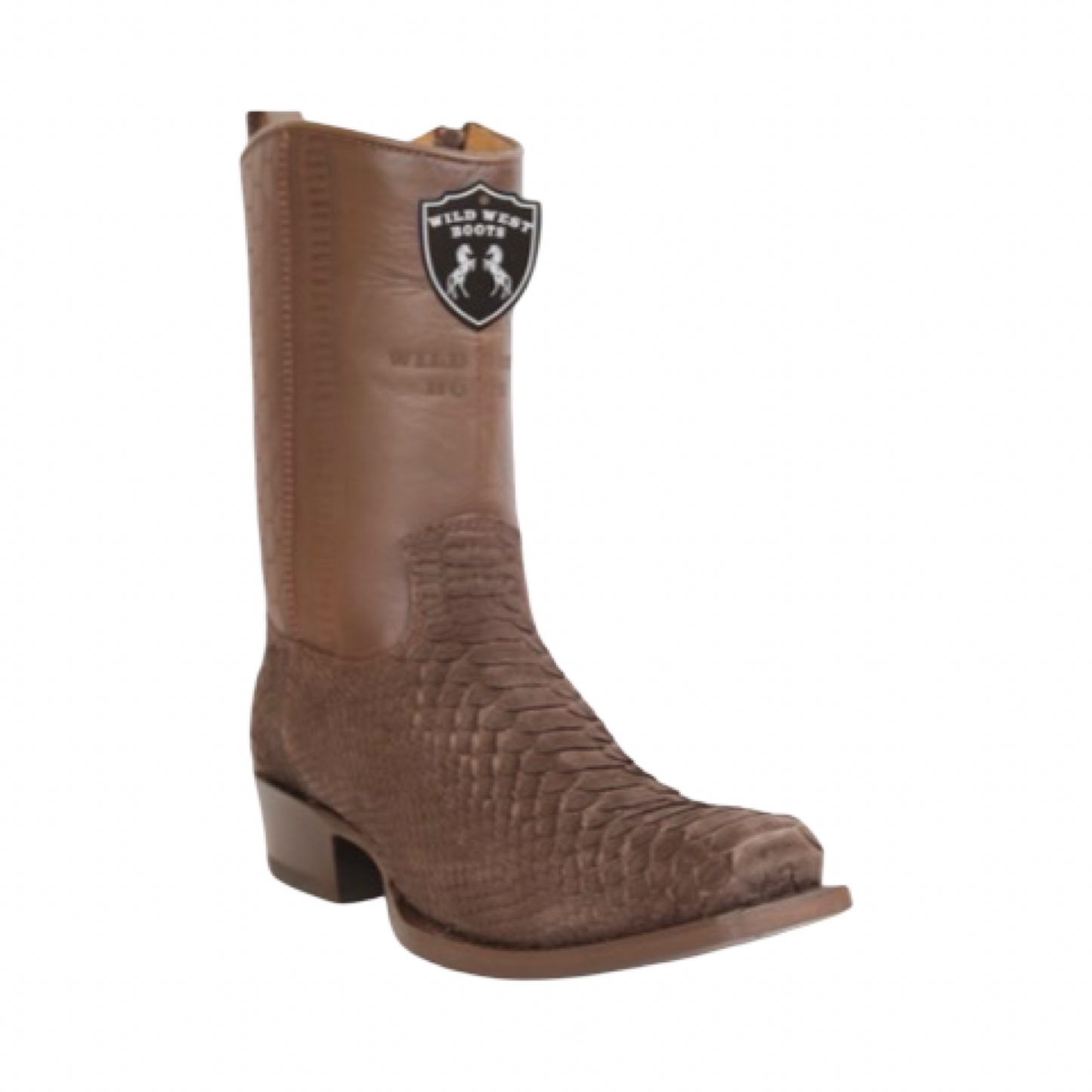 Botas de Pitón Nubuck Brown Originales | Horma 7X | Wild West