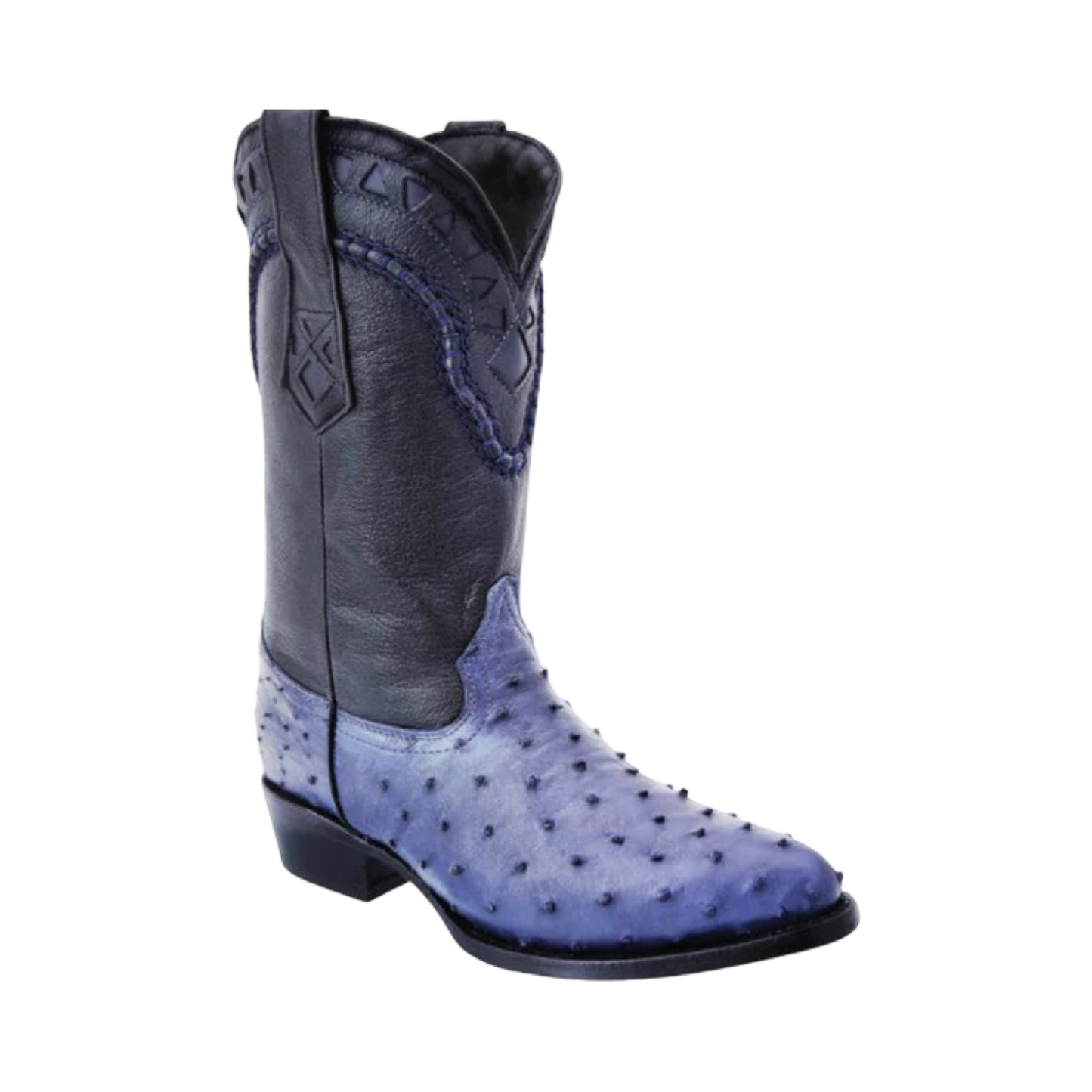 Botas White Diamond de Avestruz