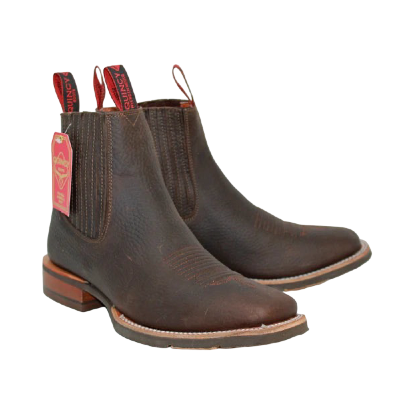 Botines Charros Quincy de con Punta Cuadrada