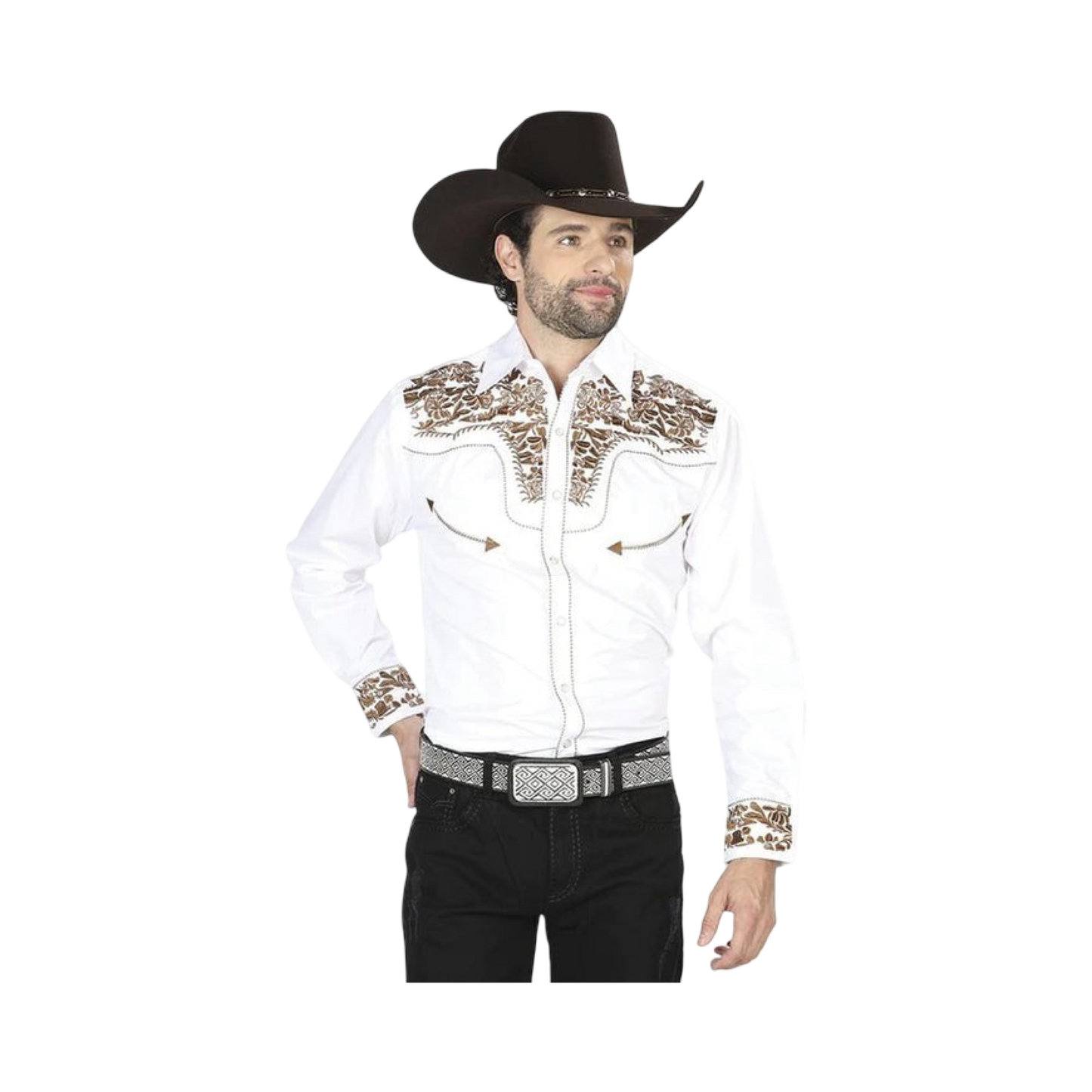 Camisa Vaquera Bordada El General