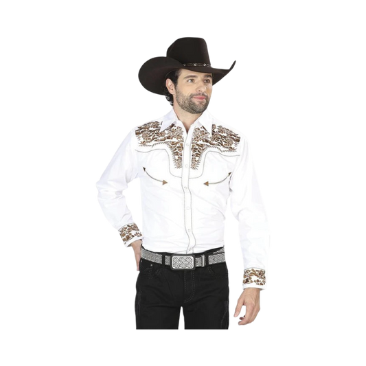 Camisa Vaquera Bordada El General