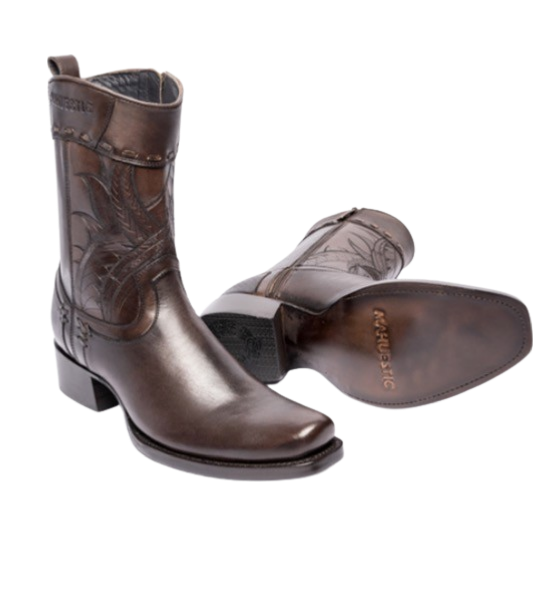 Bota Semi-Cuadrada Res - MAHUESTIC Boots