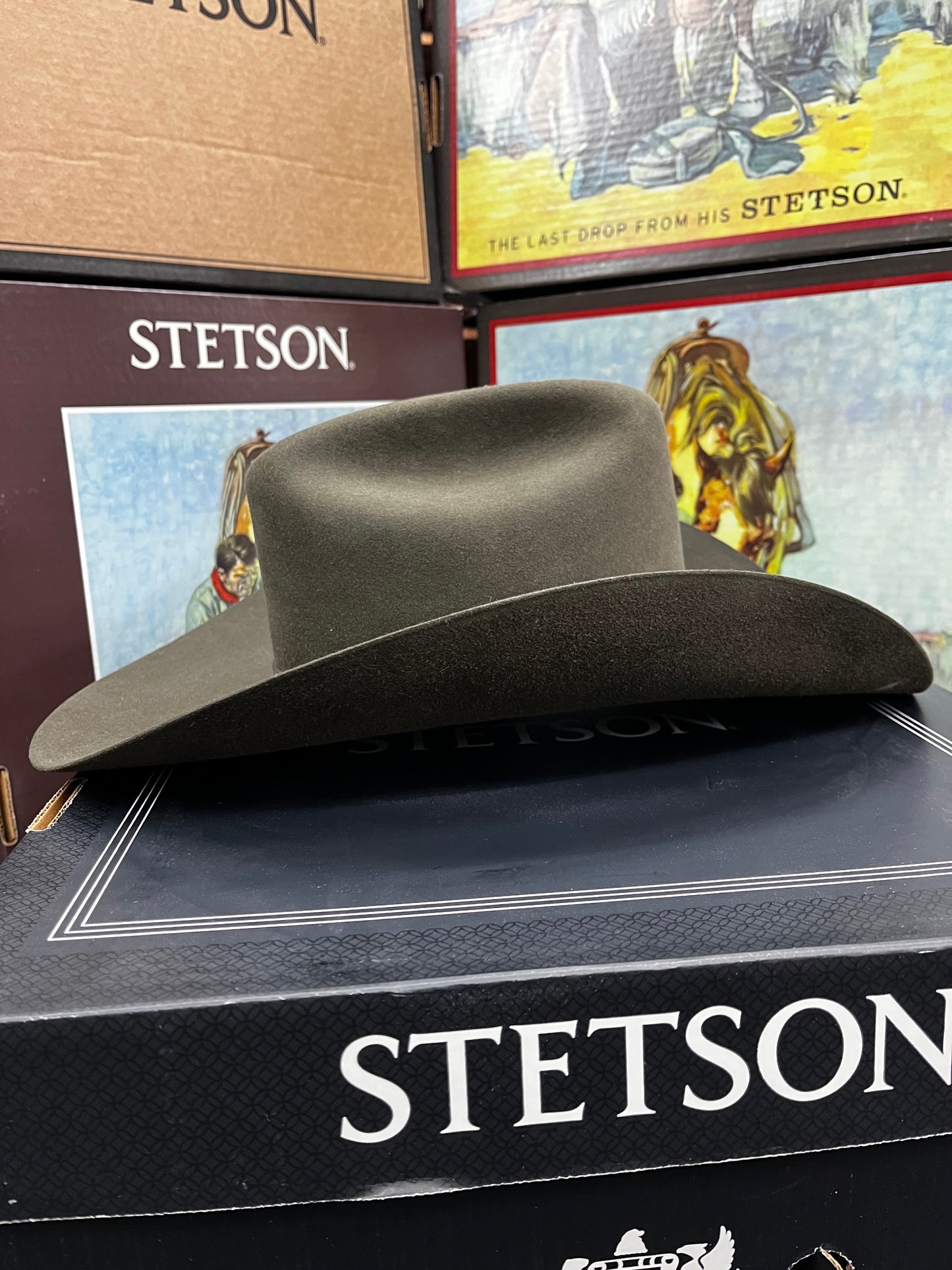 Texana Stetson 6X Skyline Sage – Estilo Cálido y Sofisticado
