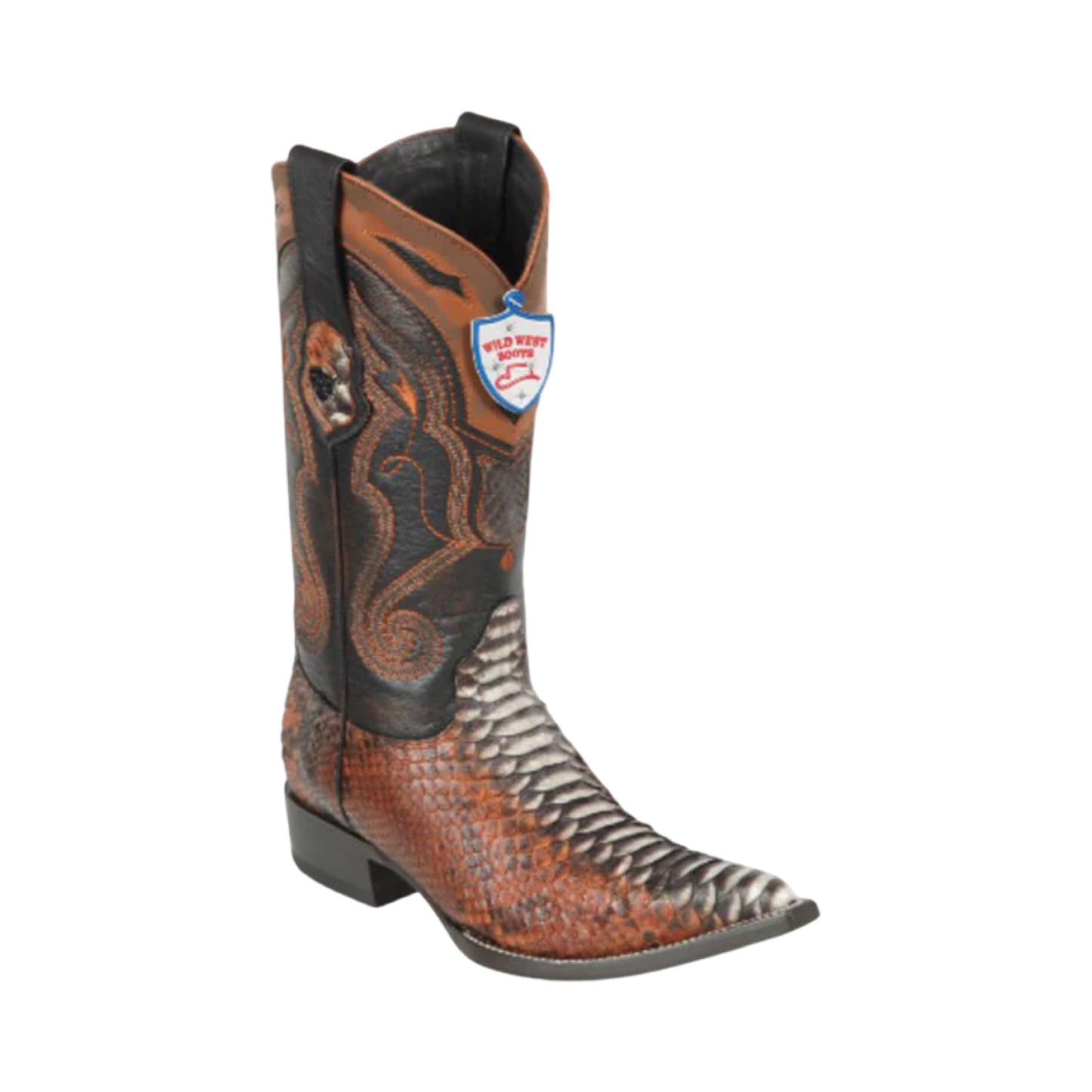 Bota de Pitón Original Horma Punta Aladino Wild West