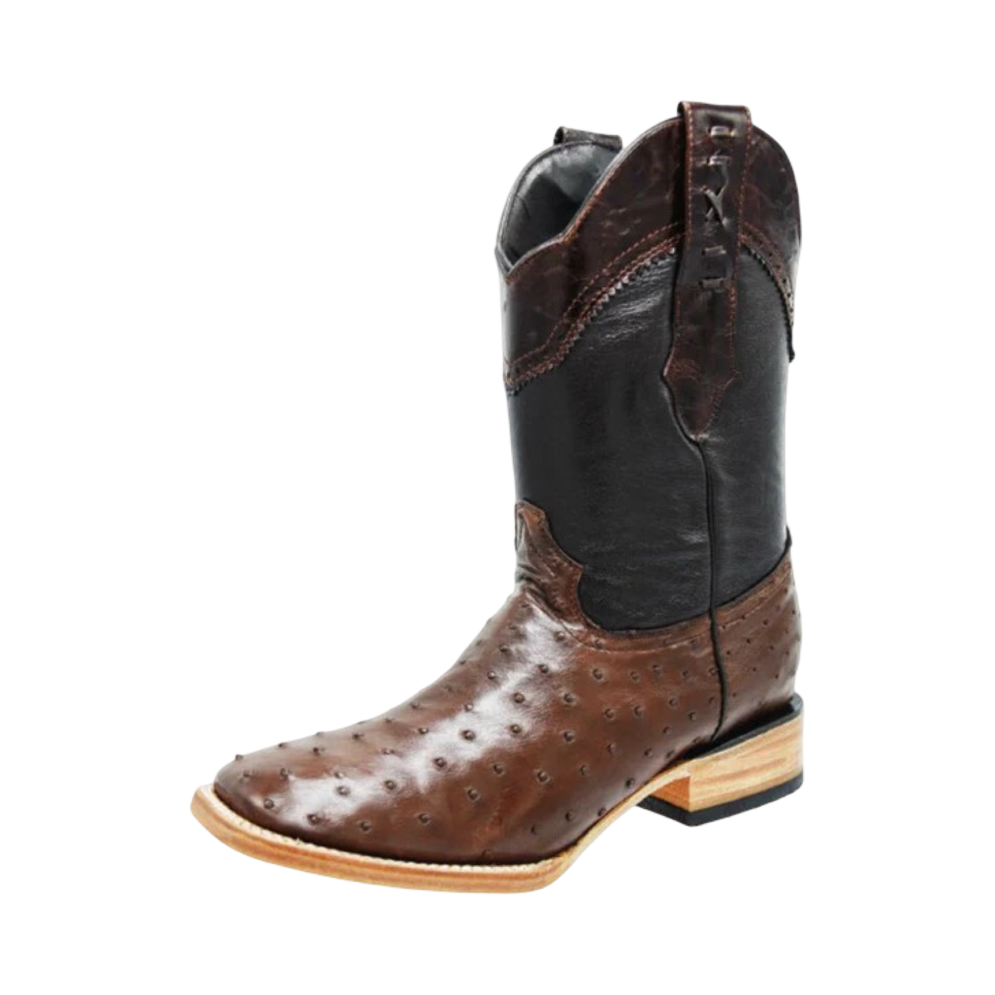 Botas White Diamond de Avestruz