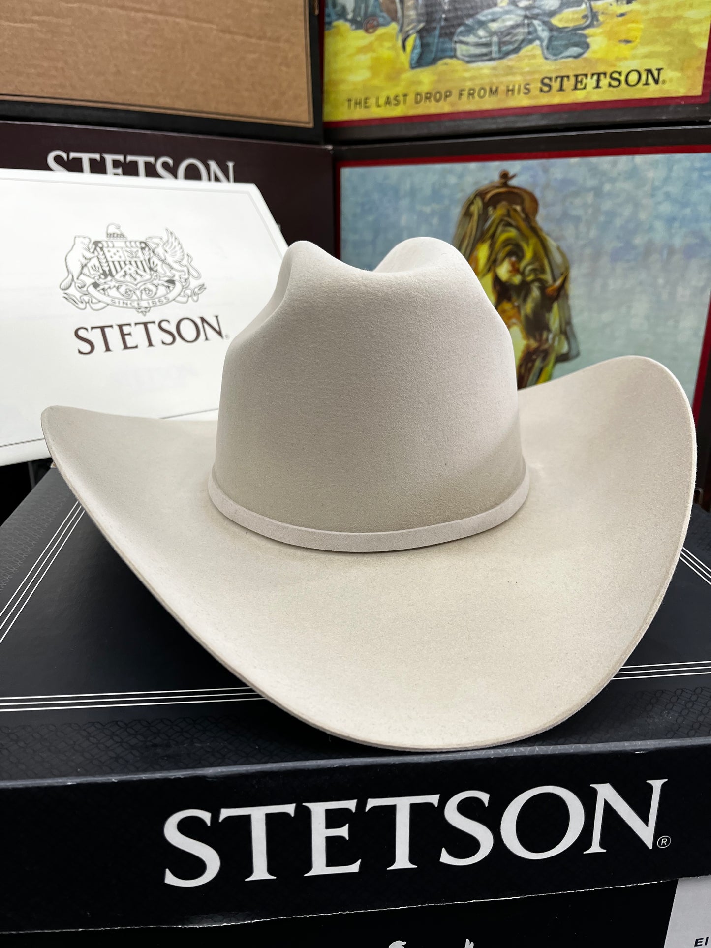 Sombrero Stetson 100X Silverbelly – Clásico de Lujo y Distinción