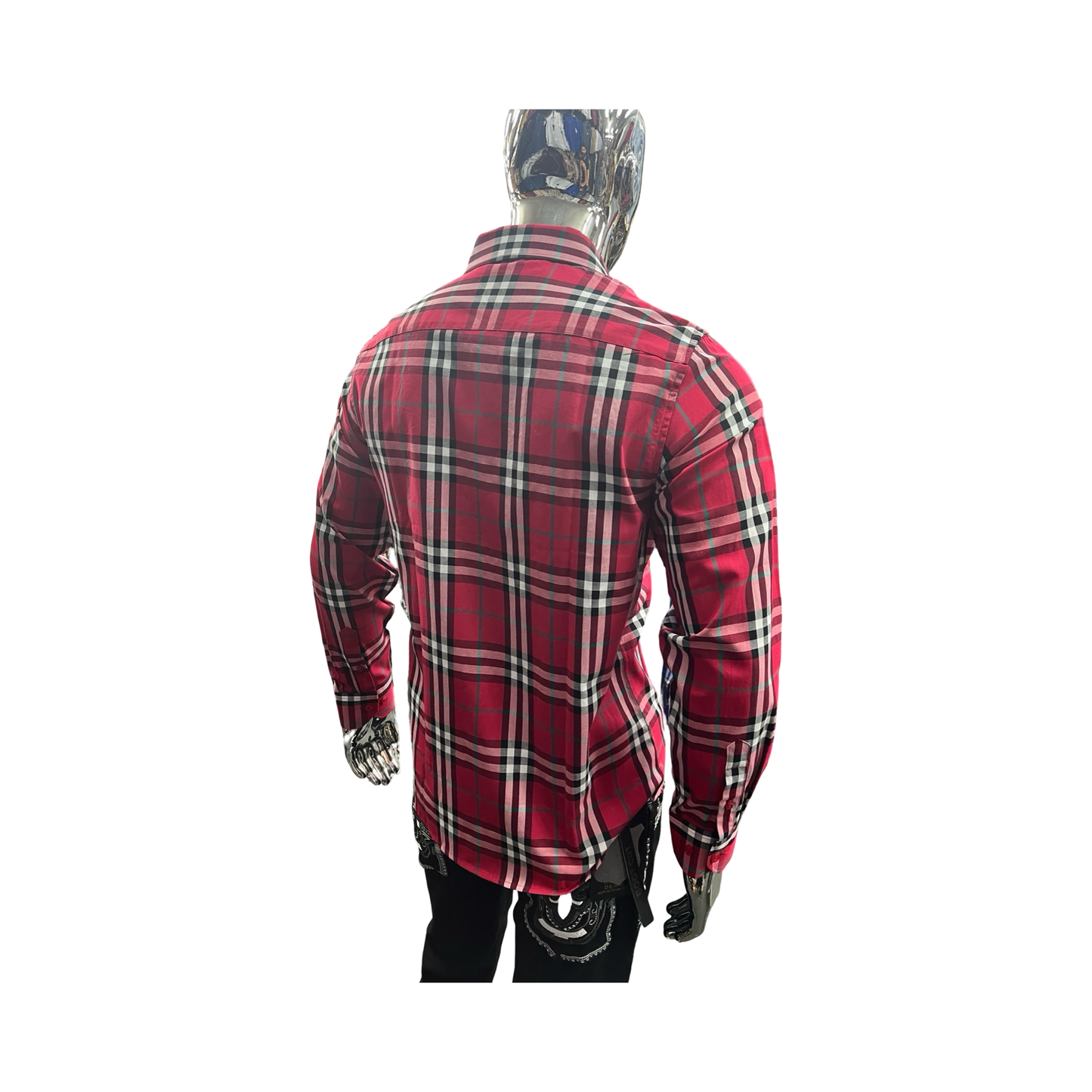 Camisa de Cuadros Rojo Casual para Hombre - Liquidación