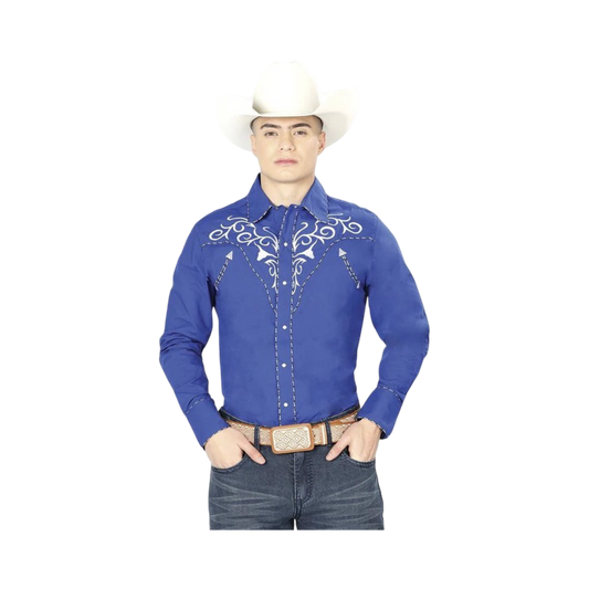 Camisa Vaquera Bordada El General