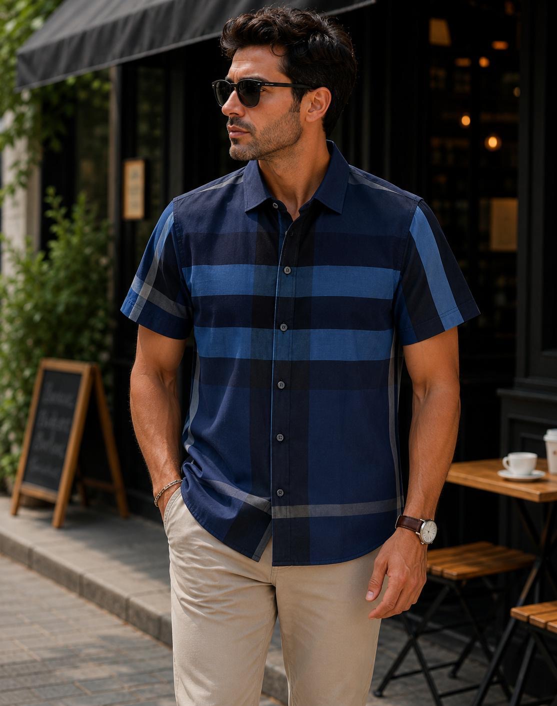 Camisa Moderna para Hombre | Estilo Casual Claro