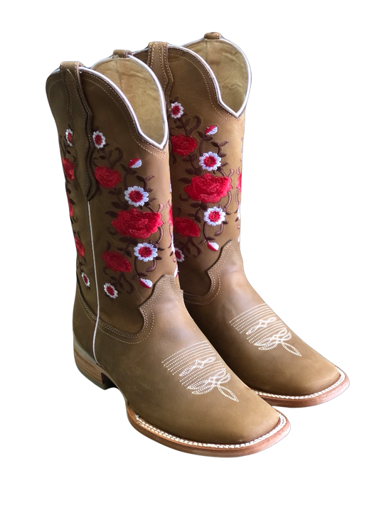 Botas Vaqueras de Mujer - Women’s Cowgirl Boots - White Diamond Boots