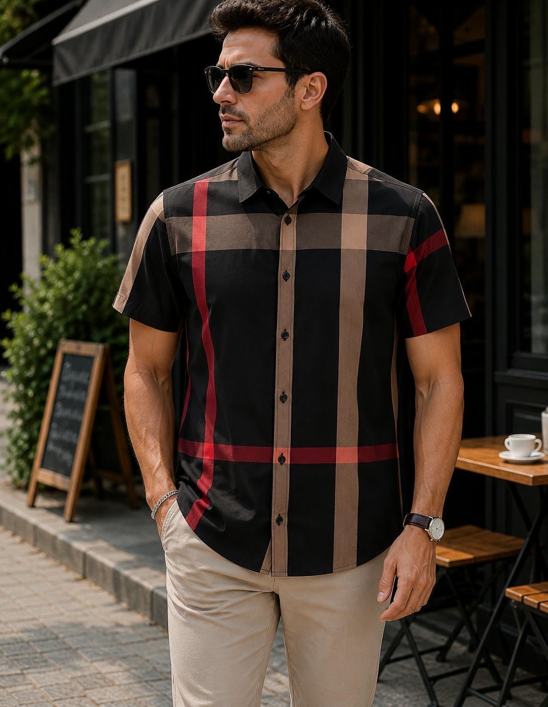Camisa Moderna para Hombre | Estilo Casual Claro