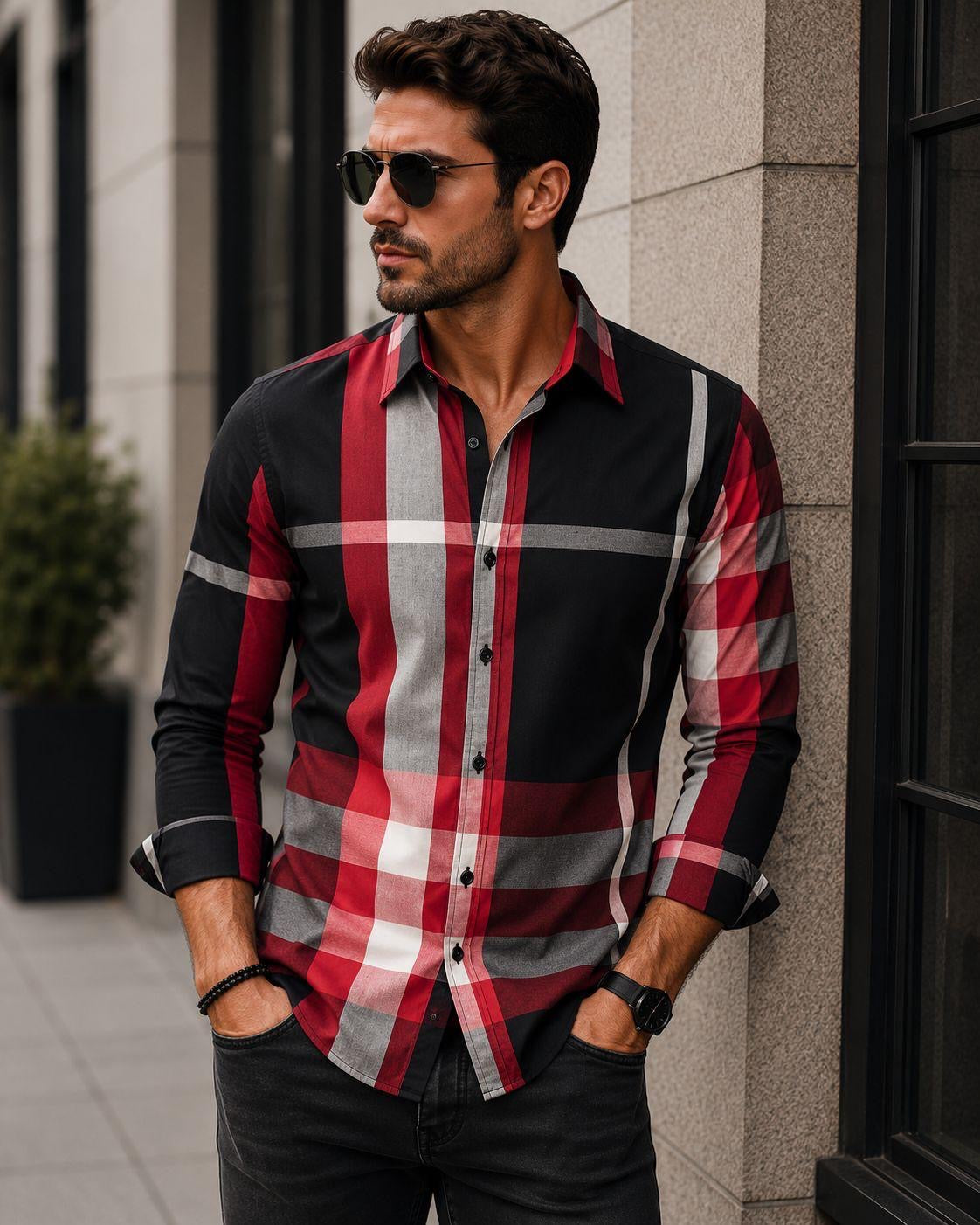 Camisa Moderna para Hombre | Estilo Casual Claro