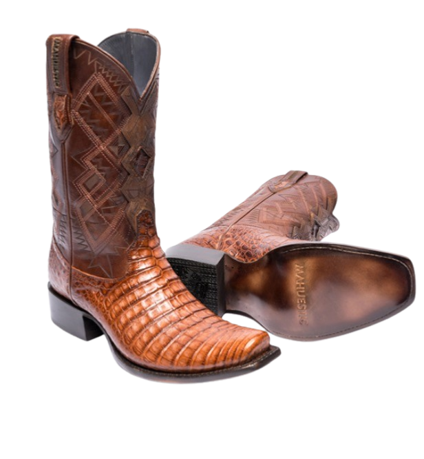 Bota Semi-Cuadrada Caiman - MAHUESTIC Boots