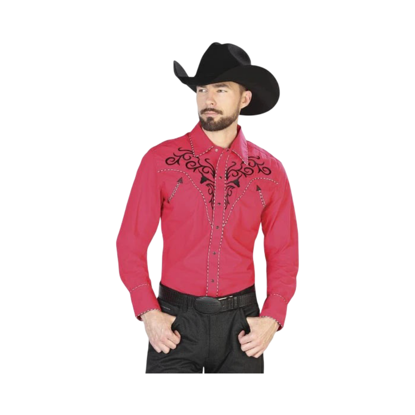 Camisa Vaquera Bordada El General