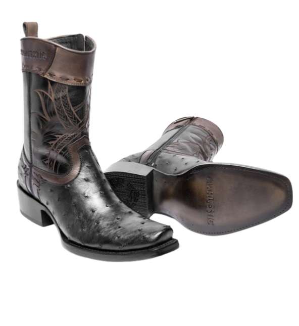 BotĂn Semi-Cuadrada Cocodrilo - MAHUESTIC Boots