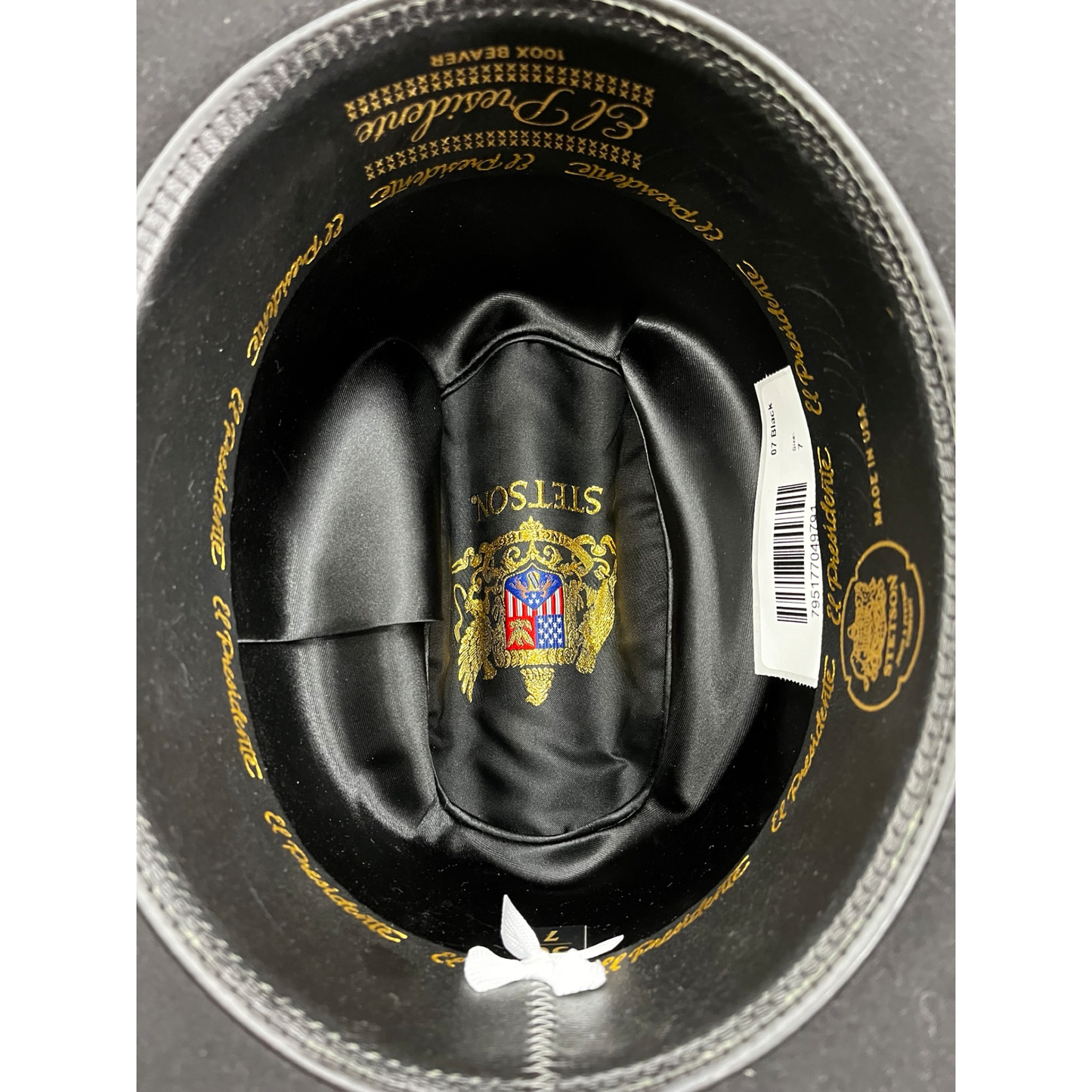 Sombrero Texana Stetson 30X Negro – Autoridad y Estilo Contemporáneo