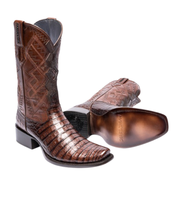 Bota Semi-Cuadrada Caiman - MAHUESTIC Boots