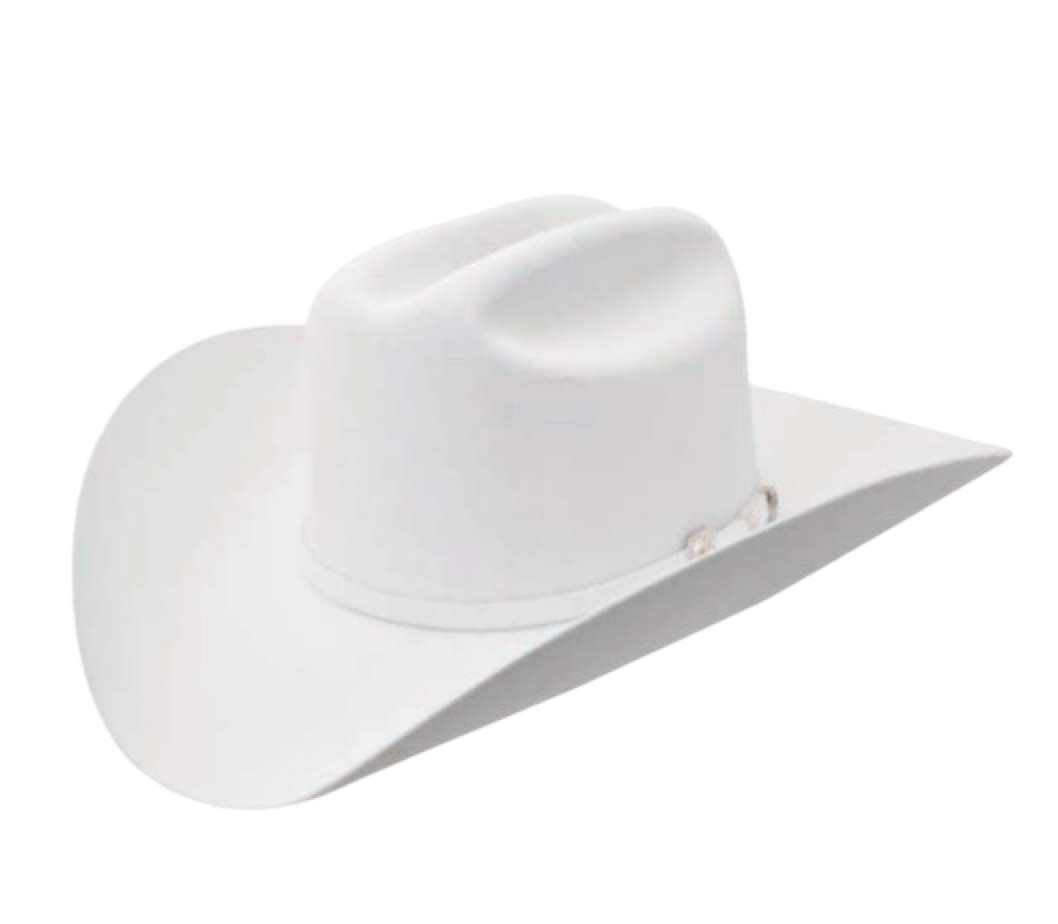 Stetson Cowboy Hats - Texanas Marca Stetson - 10x Stetson Beaver Felt Cowboy Hat Blanco