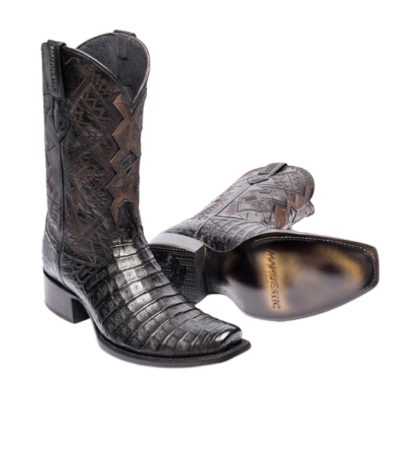Bota Semi-Cuadrada Caiman - MAHUESTIC Boots