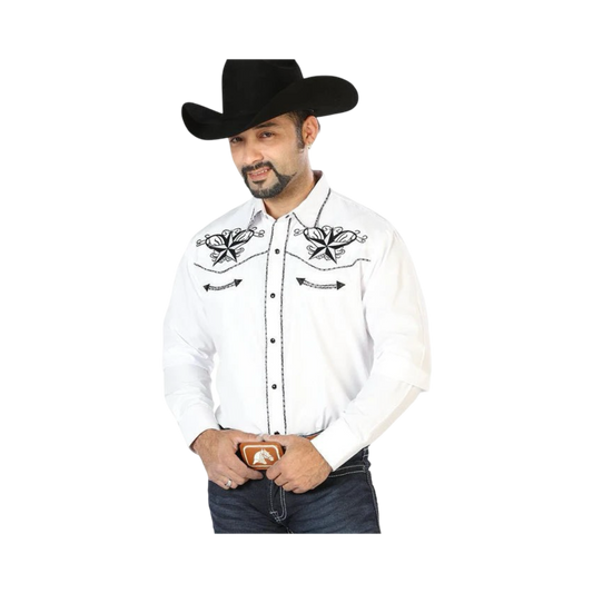 Camisa Vaquera Bordada El General