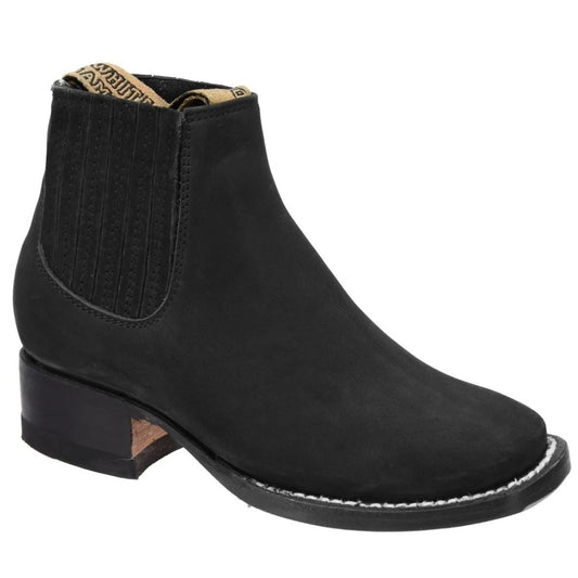 Botines Charros Negros Para Niño – Elegantes y Resistentes