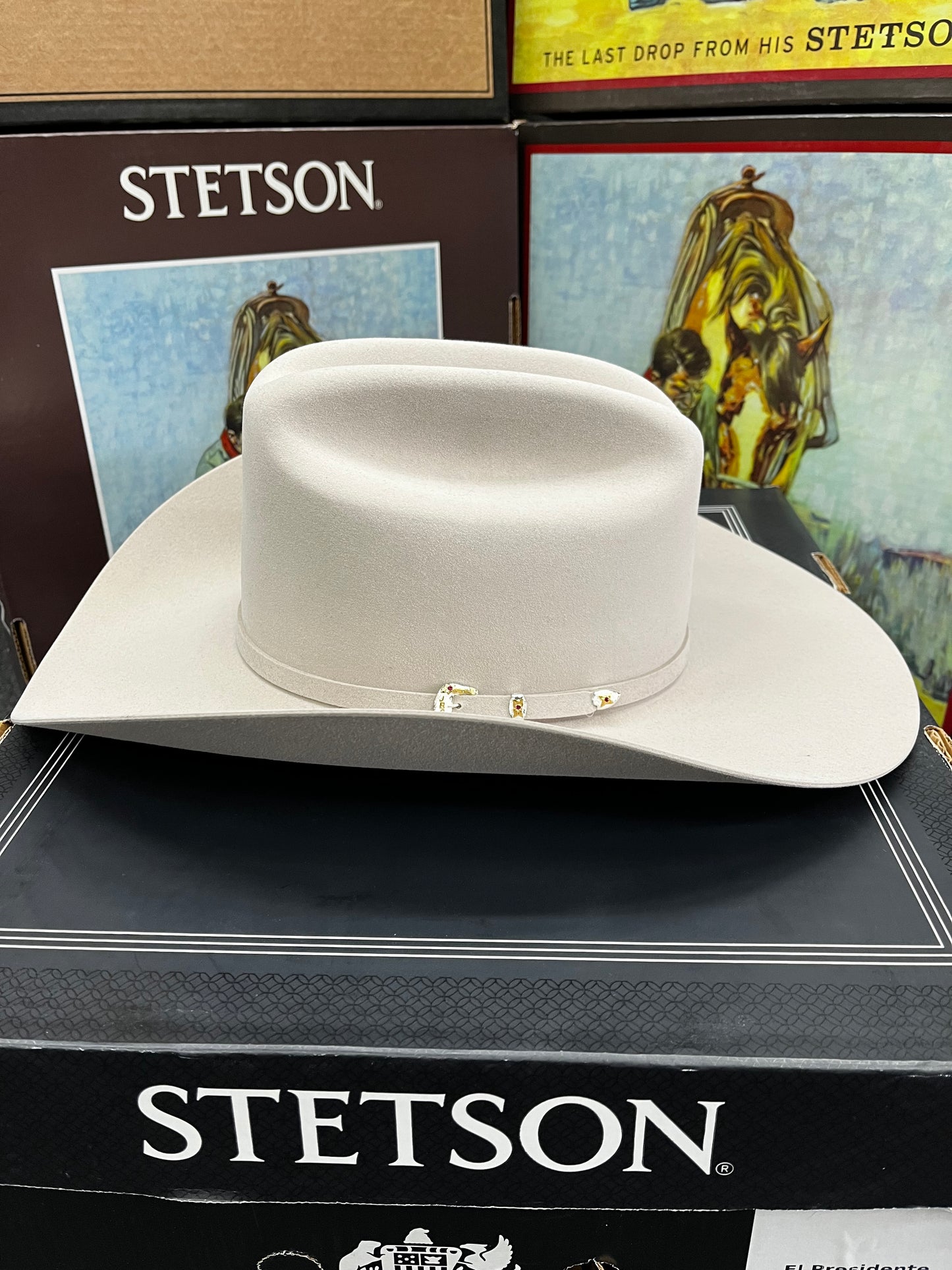 Texana Stetson 30X El Patron Silver Belly