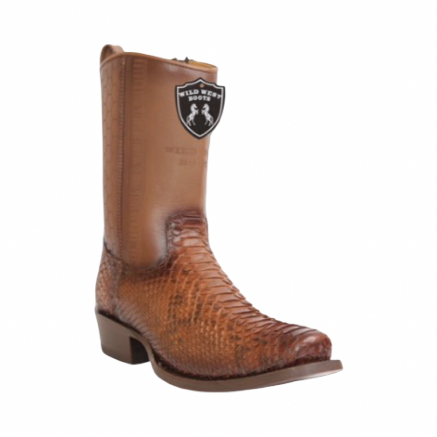 Botas de pitón Porto Faded Brown con horma 7X