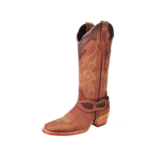 Botas Vaqueras de Mujer - Women’s Cowgirl Boots - White Diamond