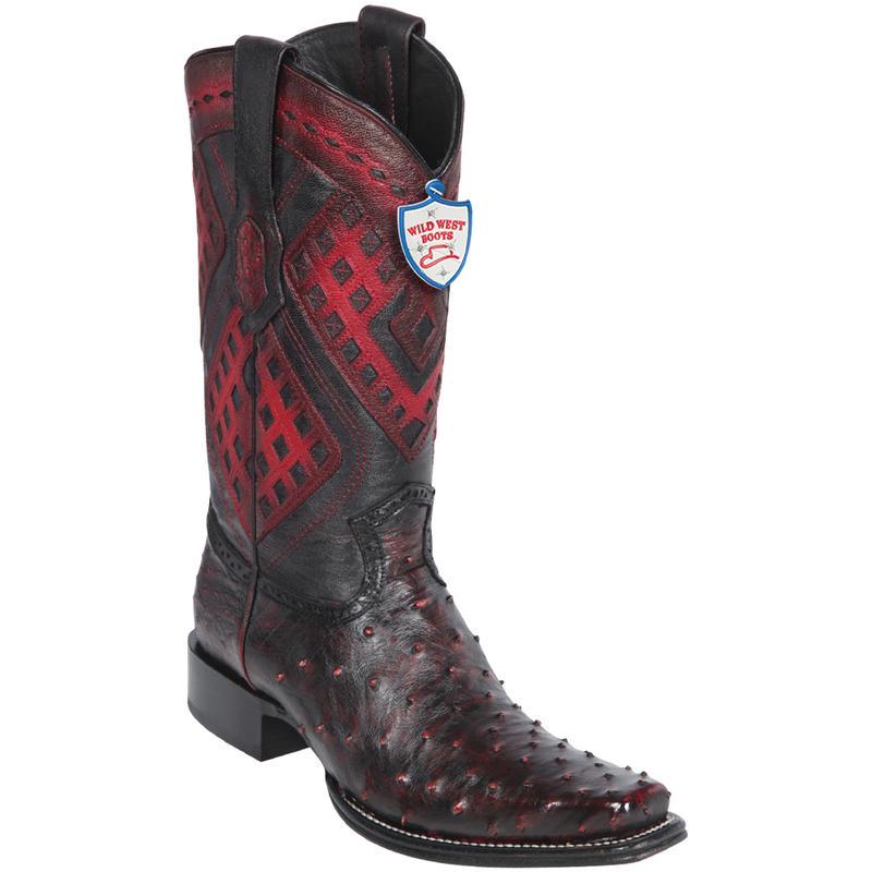 Botas Wild West De Avestruz