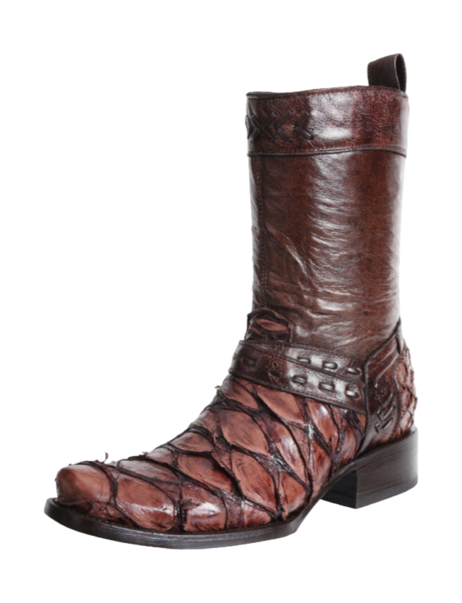 Pirarucu Fish Boots- Botas de Pirarucu - Casual Zipper WD 013