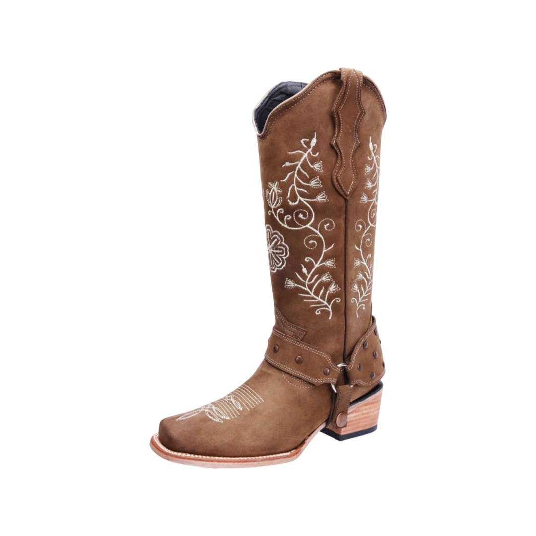 Botas Vaqueras de Mujer - Women’s Cowgirl Boots - White Diamond