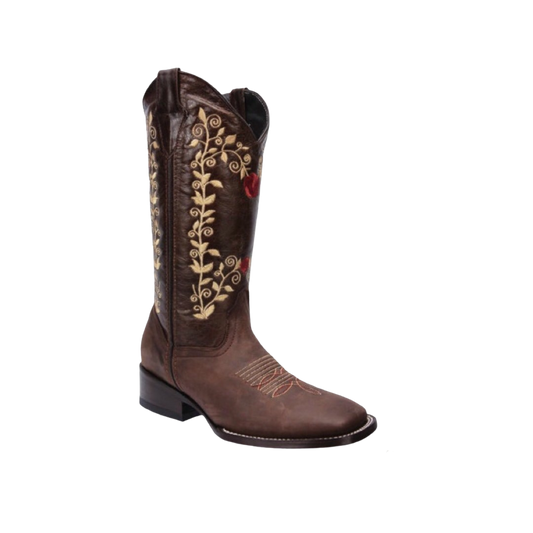 Botas Vaqueras de Mujer - Women’s Cowgirl Boots - White Diamond