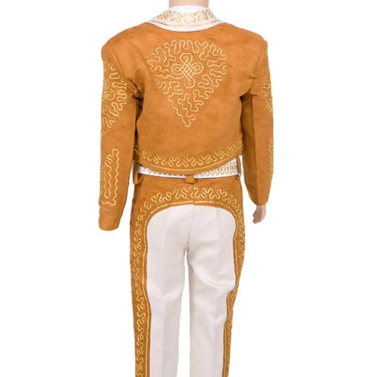 Traje Charro para Niño Oro con detalles Beige