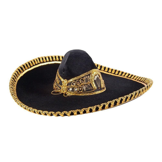 Traje Charro para Niño Negro con Bordado hueso